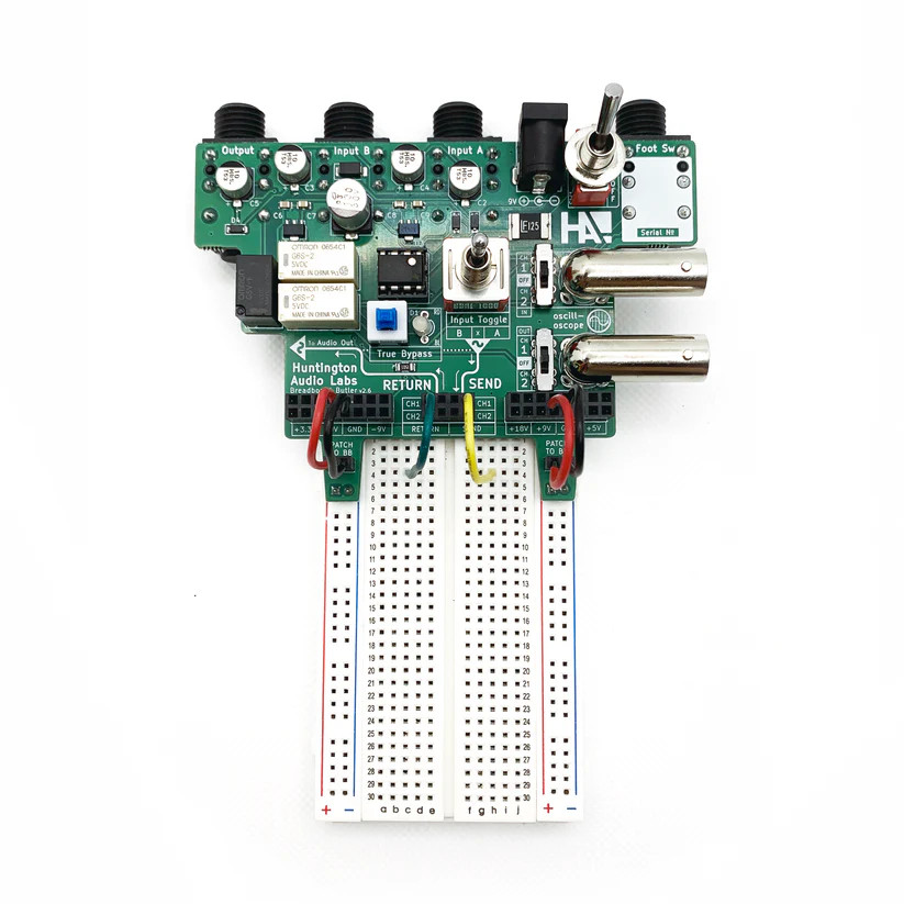 Breadboard Module for Guitar Pedal Circuits | Power & More