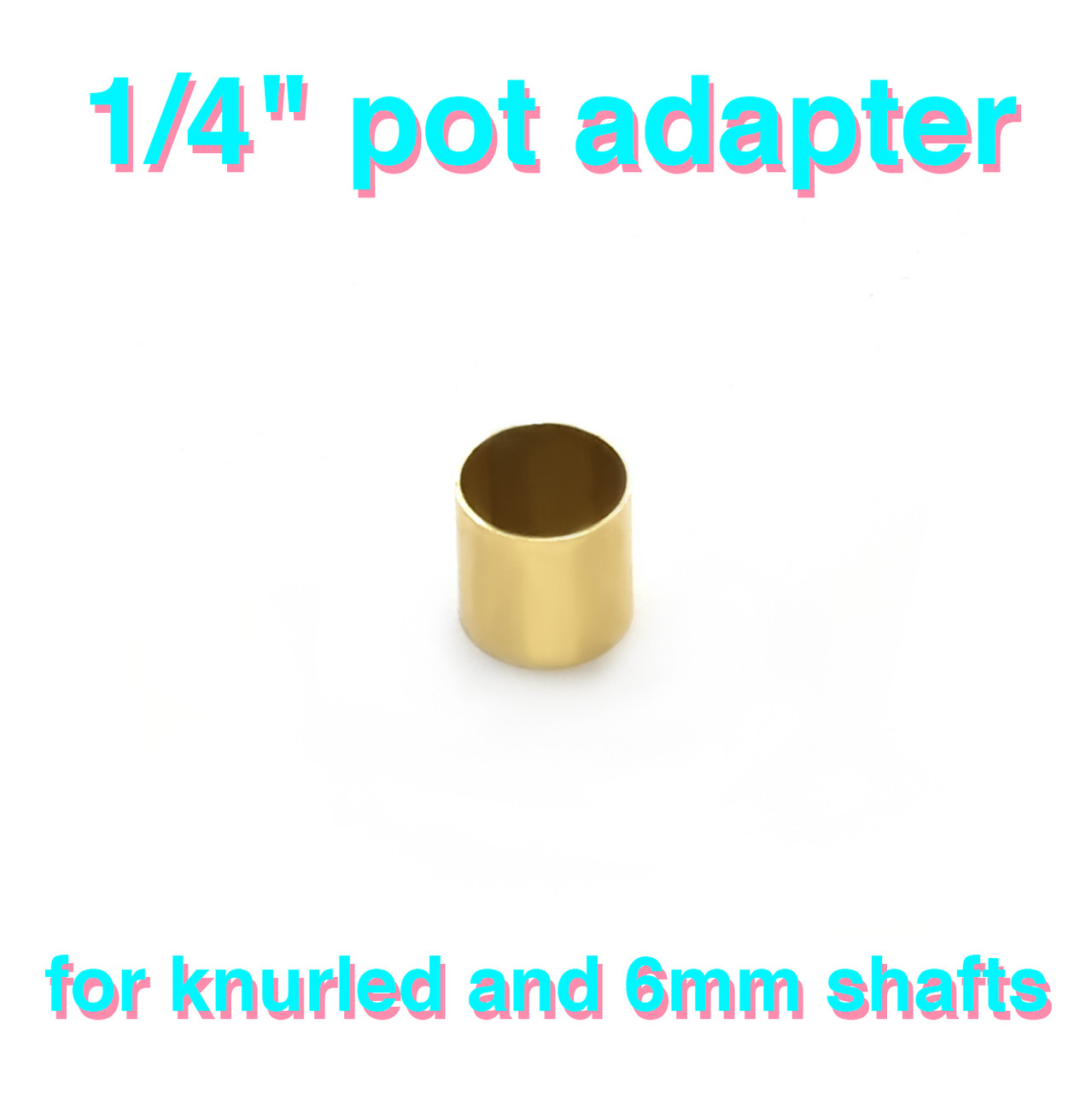 Brass Potentiometer Adapter Sleeve