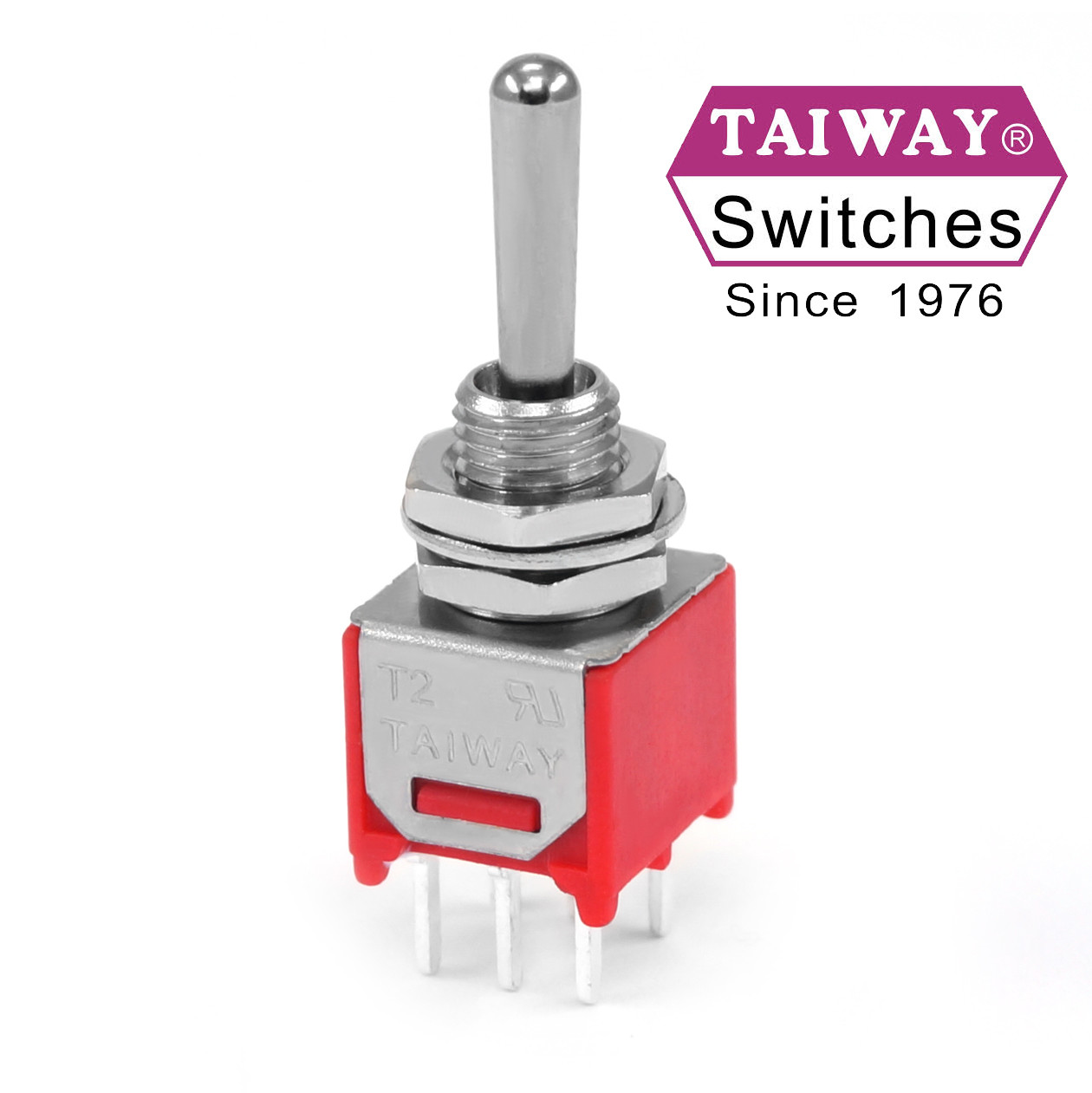 Sub-Miniature Switch | DPDT On-Off-On Toggle for PCB Mount
