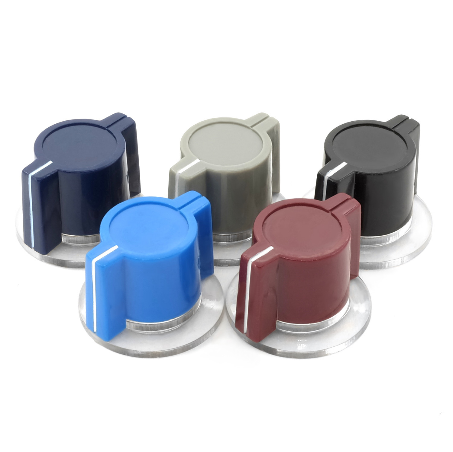 Flying Saucer Skirt Knob 30mm Medium Numbered