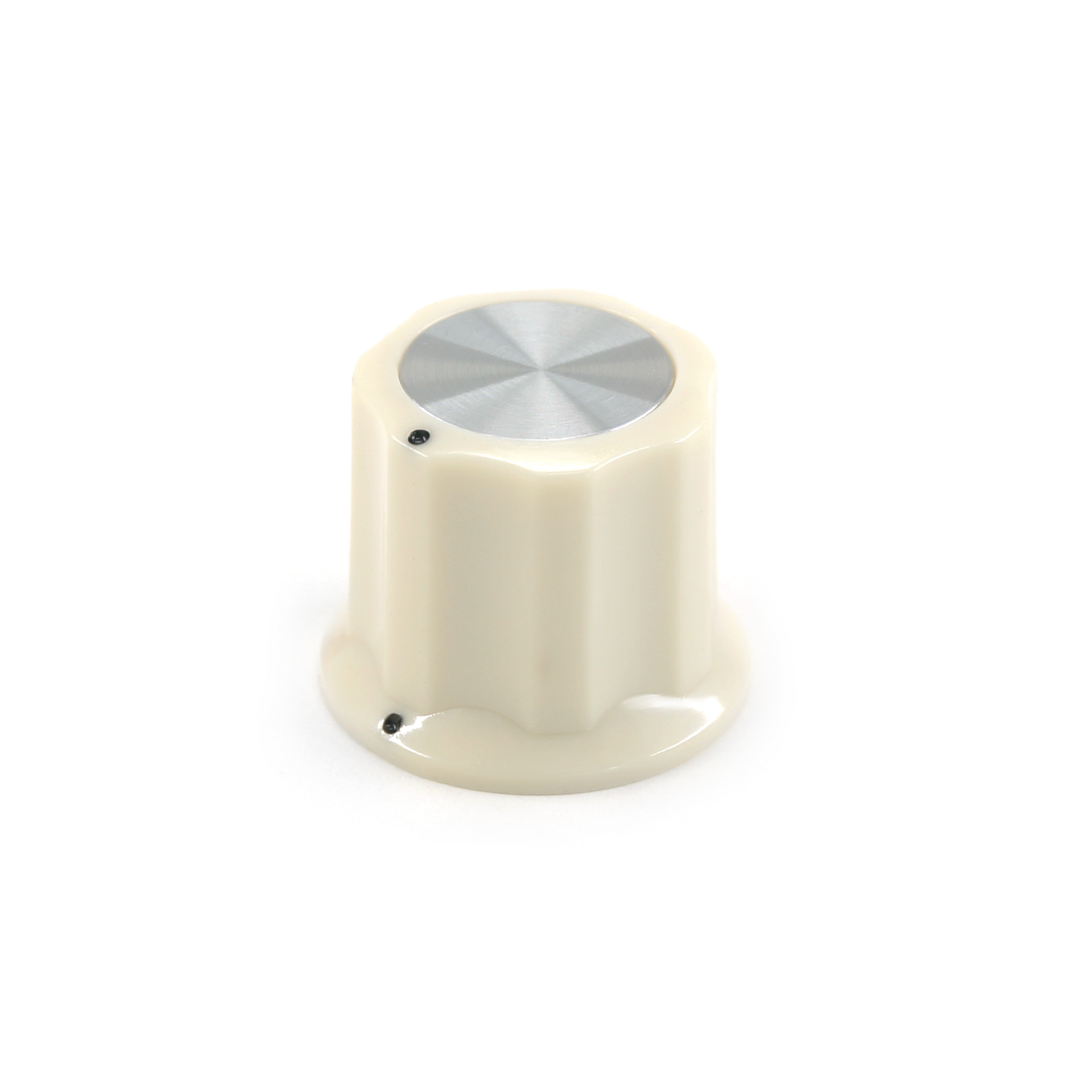 19mm Mirror Cap Knob with Dot Indicator Synth Pointer