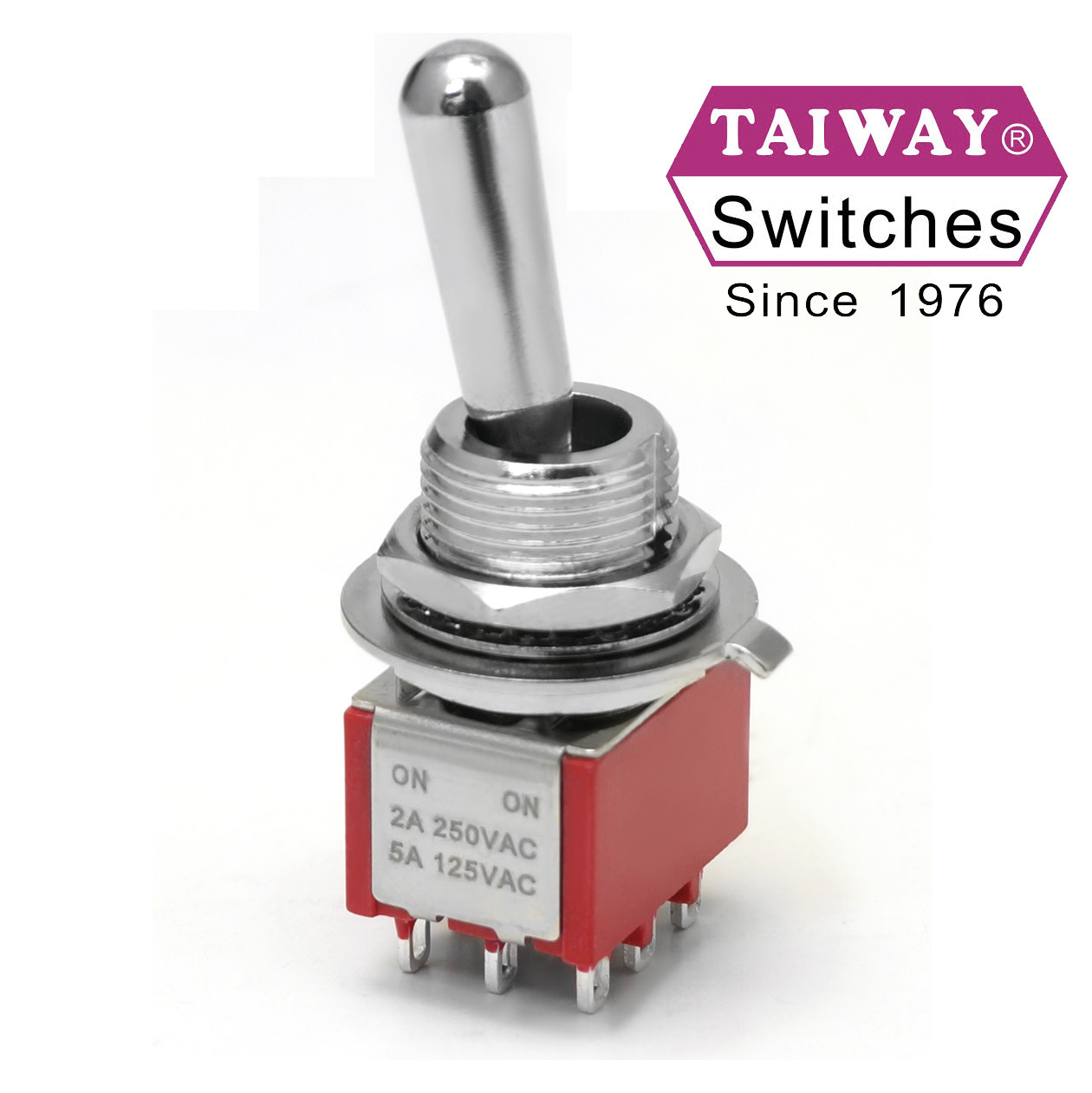 Miniature toggle switches for guitar pedals and DIY electronics, built ...