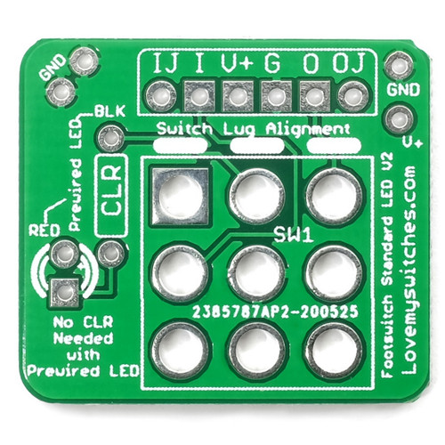 3PDT Wiring Board - Front View