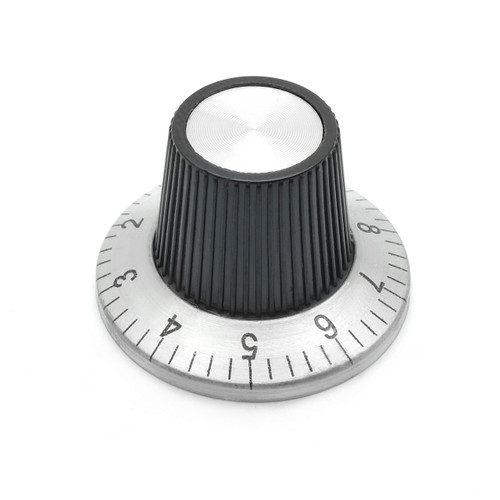 Flying Saucer Skirt Knob - Medium - Numbered Indicator