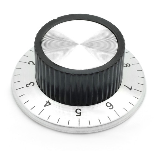 Flying Saucer Skirt Knob - Large Numbered Indicator (37mm OD)