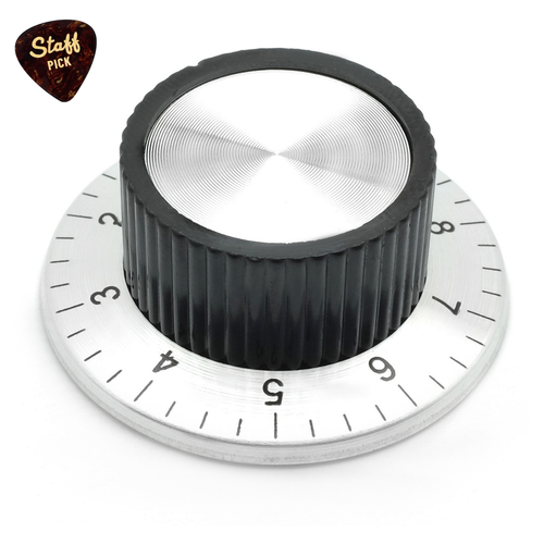 Flying Saucer Skirt Knob - Large Numbered Indicator (37mm OD)