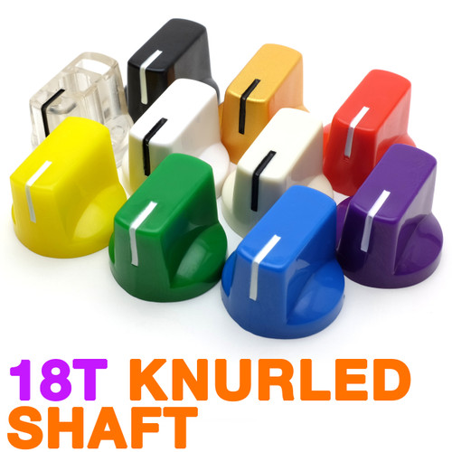 Davies 1510 clone knobs with knurled shaft