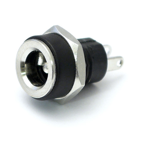 2.1mm DC power jack - "thinline" style for tight builds in 1590LB and 1590A enclosures