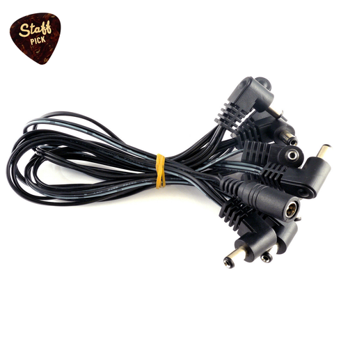 Power cable daisy chain for guitar pedals with 22 awg wire and 10 plugs. Works great with a Boss Tuner Pedal like the classic TU-3!