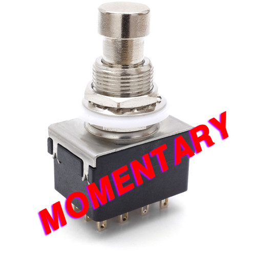 4PDT Momentary Foot Switch - Solder Lugs