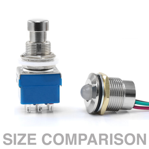 Dual-Color Panel Mount Indicator | 16mm LED Pre-Wired