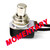 Momentary Foot Switch - Soft Touch - Normally Closed - Short Shaft - Pre-Wired