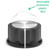 Removable film protects mirror cap - Boss Style Knob - 1/4" Smooth Shaft (33mm OD)