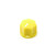 Yellow fluted knob, no skirt - "mini MXR" style