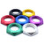 Anodized aluminum 3PDT foot switch nut for guitar effect pedals - 7 colors