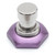 Purple anodized aluminum 3PDT foot switch nut