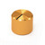 Gold aluminum knob with painted indicator - 13 x 15mm knob