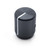 Solid black aluminum knob with white painted indicator - 16 x 12.7mm - The Falcon