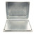 Inside view of the 1590BB2 Enclosure - Bare Aluminum finish