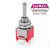 Taiway Sub-Mini DPDT On Off On Switch - PCB Mount - Long Shaft