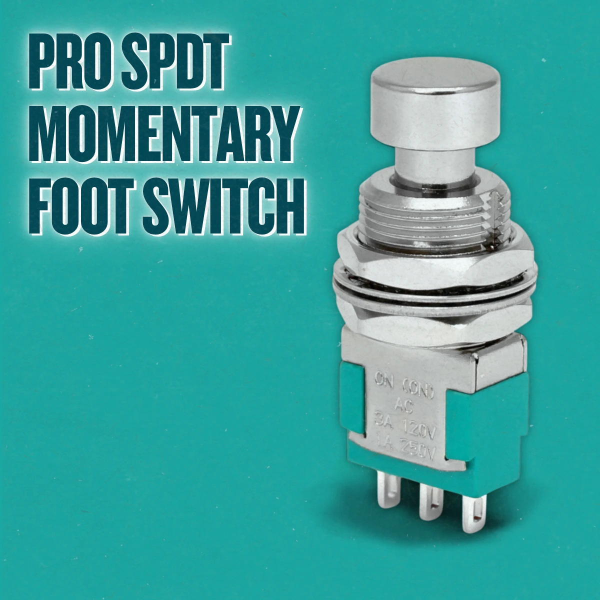 Soft-click Pro SPDT Momentary Foot Switch.
