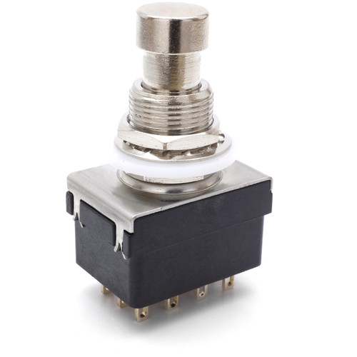 4PDT Latched Foot Switch - Solder Lugs - Love My Switches