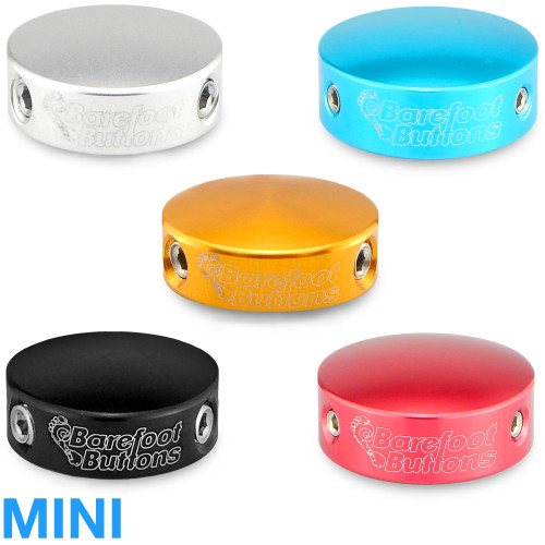Barefoot Buttons クリアー エフェクター フットスイッチカバー Mini Foot Switch Cap for Stomp Switches | Love My Switches