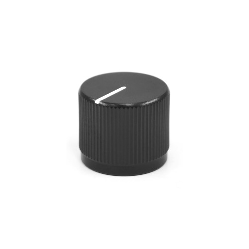 15mm Black Aluminum Knob | For Guitar Pedals & Gear
