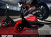Pro Motorcycle Bike Stand Forklift Spoolift Paddock Swingarm Lift Rear Black