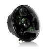 5.75 (5 3/4) In LED Black Projector Motorcycle Headlight Round DOT V2