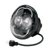 5.75 (5 3/4) Inch LED Black Projector Motorcycle Headlight Round DOT