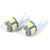 194 168 W5W T10 LED Bulbs 5 SMD 360 (2 Pack)