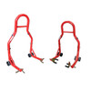 Bike Stand Front and Rear Spool Lift Combo Set Red