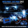 GX7 Pro LED Headlight Conversion Kit 6500K Bulbs