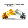 7443 No Hyper Flash Super Canbus LED Bulbs Amber White (2 Pack)