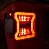 Smoked LED Tail Lights For Jeep Wrangler JL JLU 2018 and up