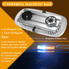 White/Amber 240 LED  Emergency Warning Flash Strobe Light Waterproof 12" 