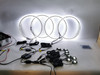 LED Wheel Light Kit White with Amber Signal and 8 Rock Lights Wireless 15 or 18 Inches