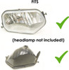 Genssi LED Conversion Bulbs Lamp Kit Compatible with Polaris Ranger RZR 500 550 570 700 800 Headlamps 