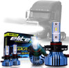 LED Conversion Headlight Low High Bulb Kit Package Compatible with Freightliner Century Class Semi Trucks 