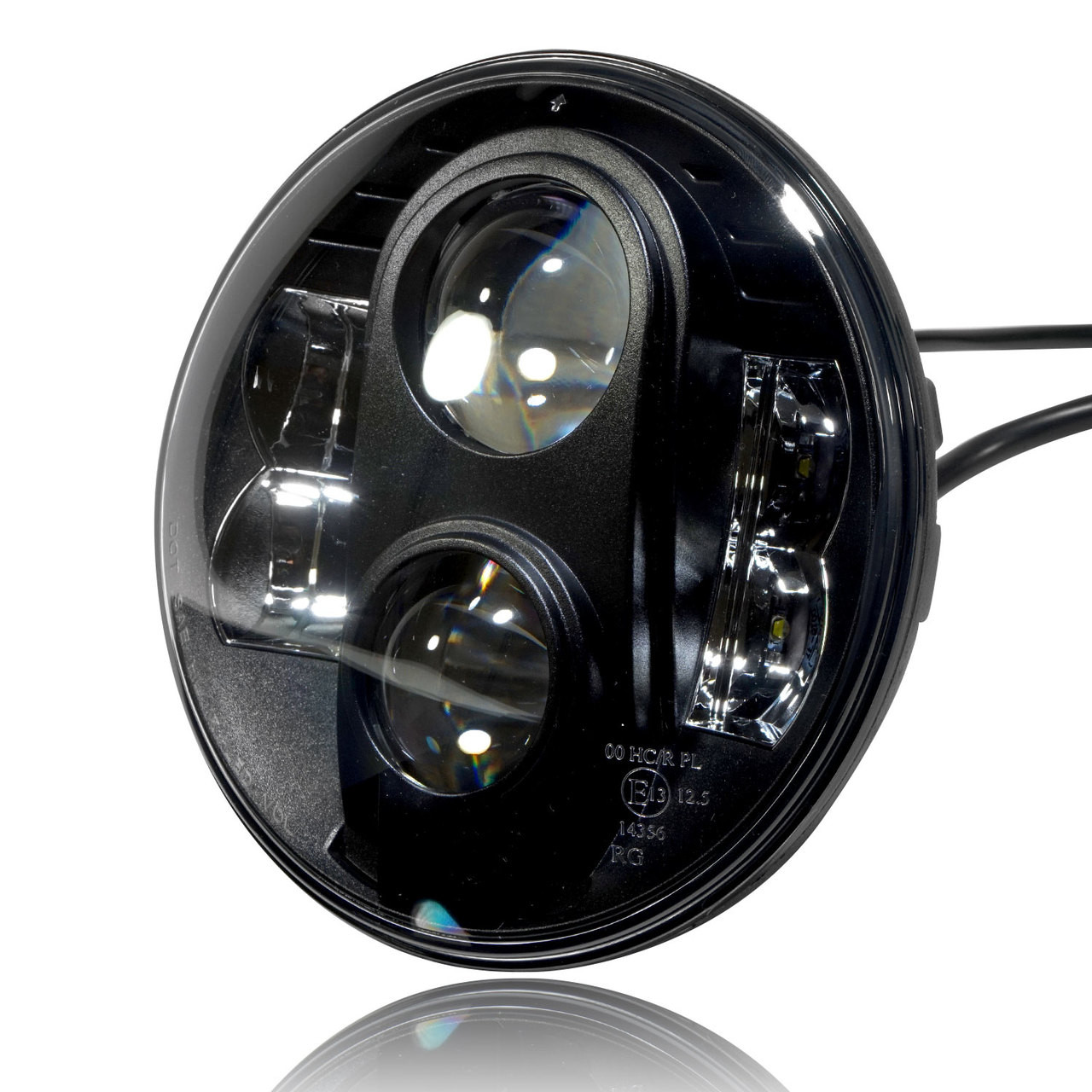 7 Inch Black Projector LED Motorcycle Headlight