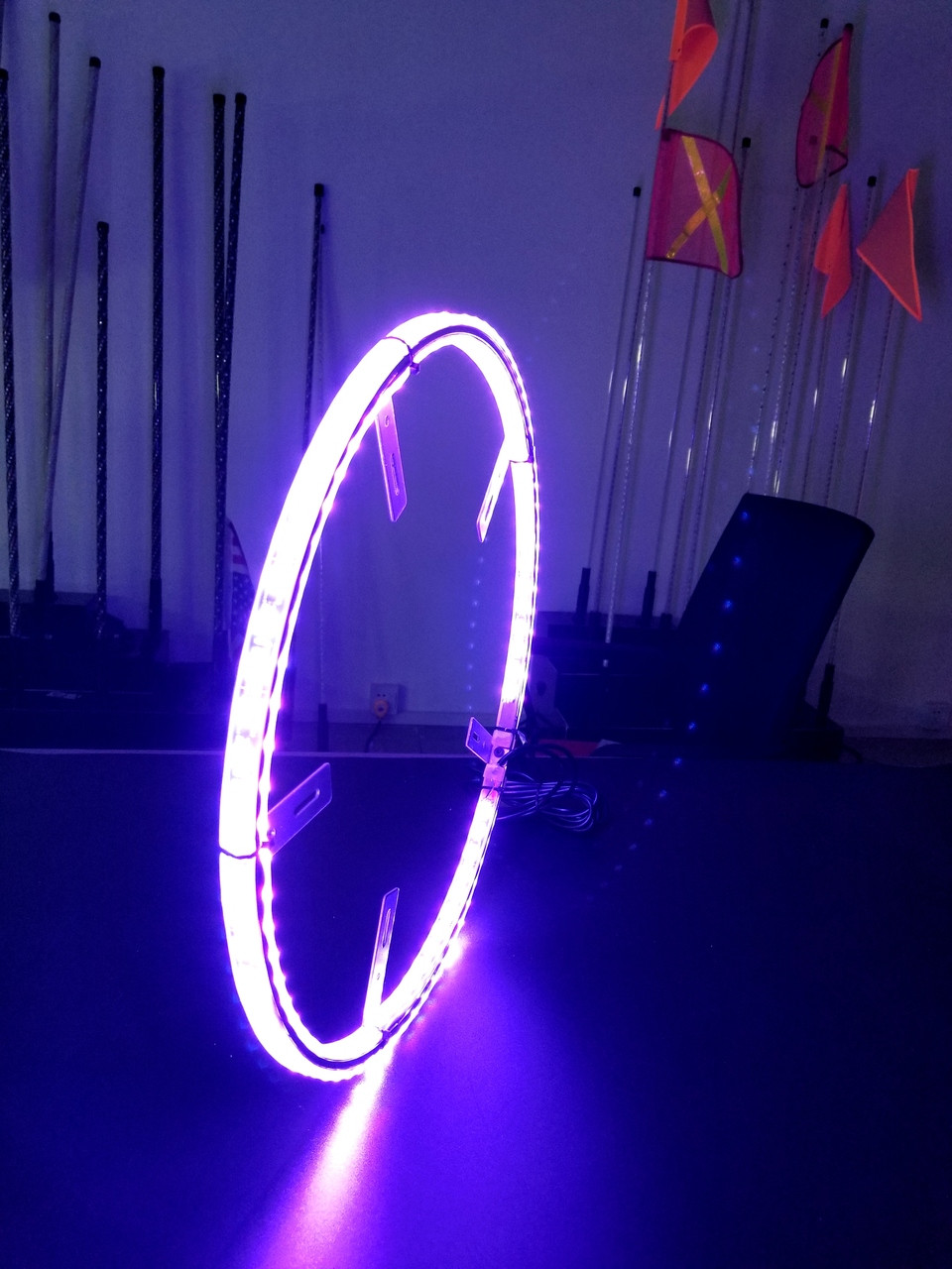 LED Wheel Light Kit Chase Moving Signal and Brake Function Wireless