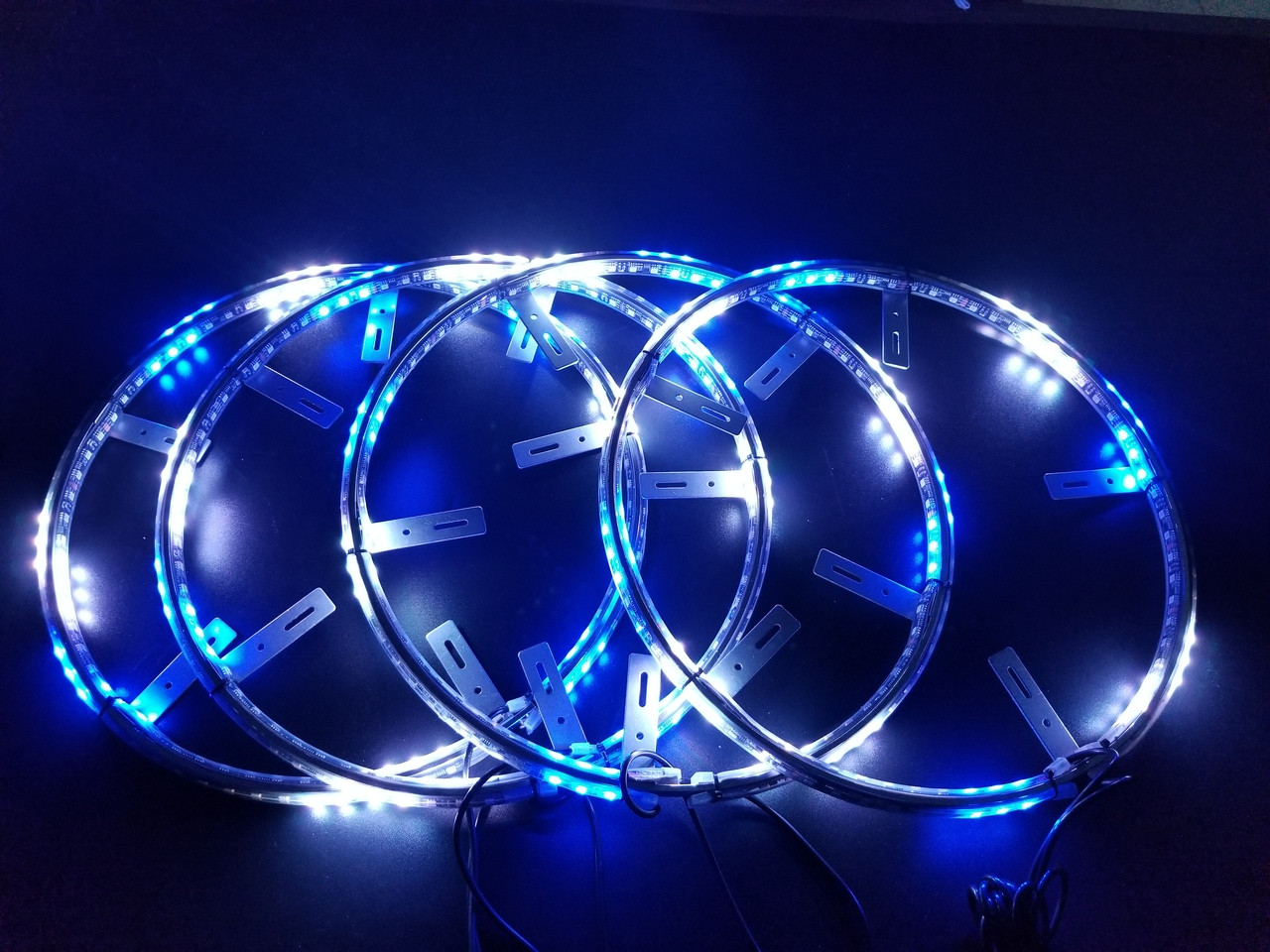 LED Wheel Light Kit Chase Moving Signal and Brake Function Wireless