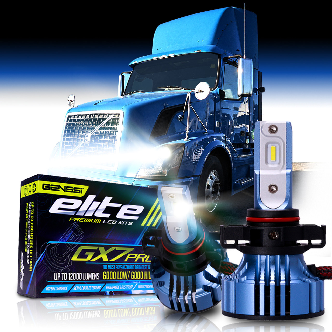 LED Conversion Kit Bulbs GX7 Pro Compatible with Volvo VN VNL 2004