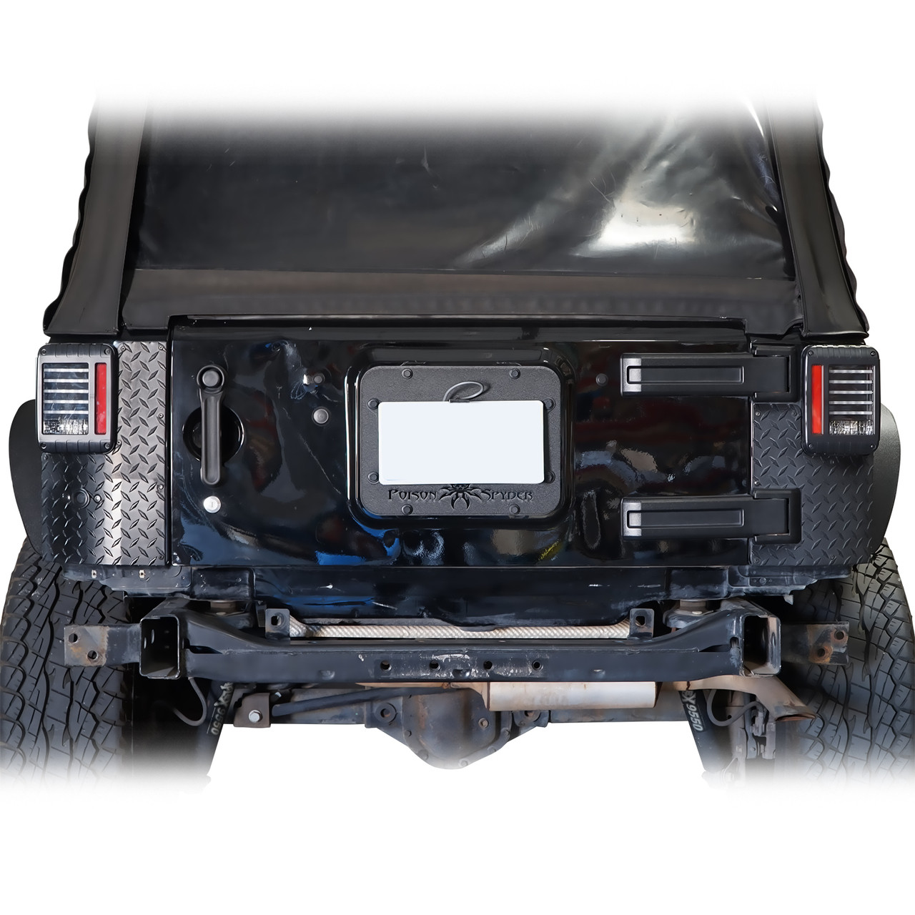 Black LED Tail Lights For Jeep Wrangler JK 20072017 GENSSI