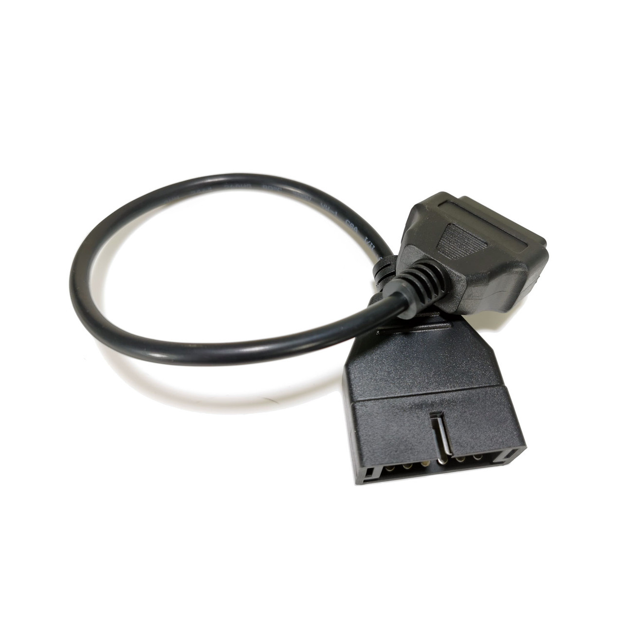 OBD1 Male to OBD2 16 Pin Female Connector Adapter Cable Diagnostic