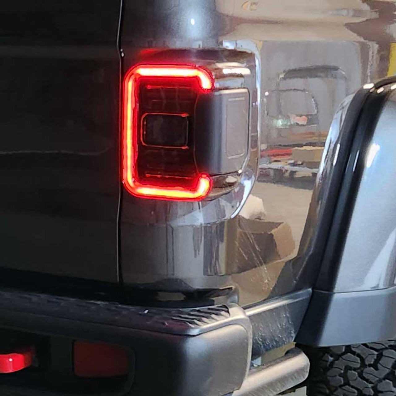 Smoked LED Tail Lights for Jeep Gladiator JT 2020-2023