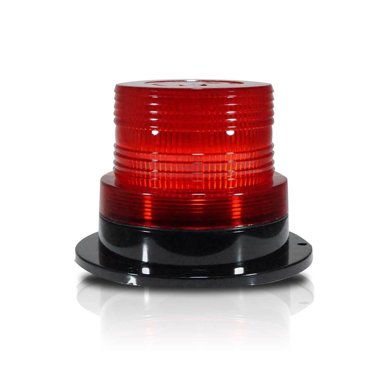Red LED Emergency Flash Strobe and Rotating Beacon Warning Light