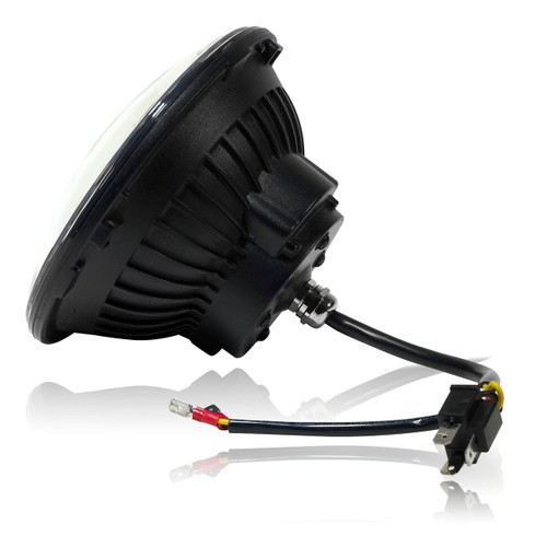 7 Inch Black Projector LED Motorcycle Headlight - GENSSI