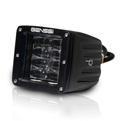 24W Bumper Cube Bar Duely Flood Strobe POD LED Light Black